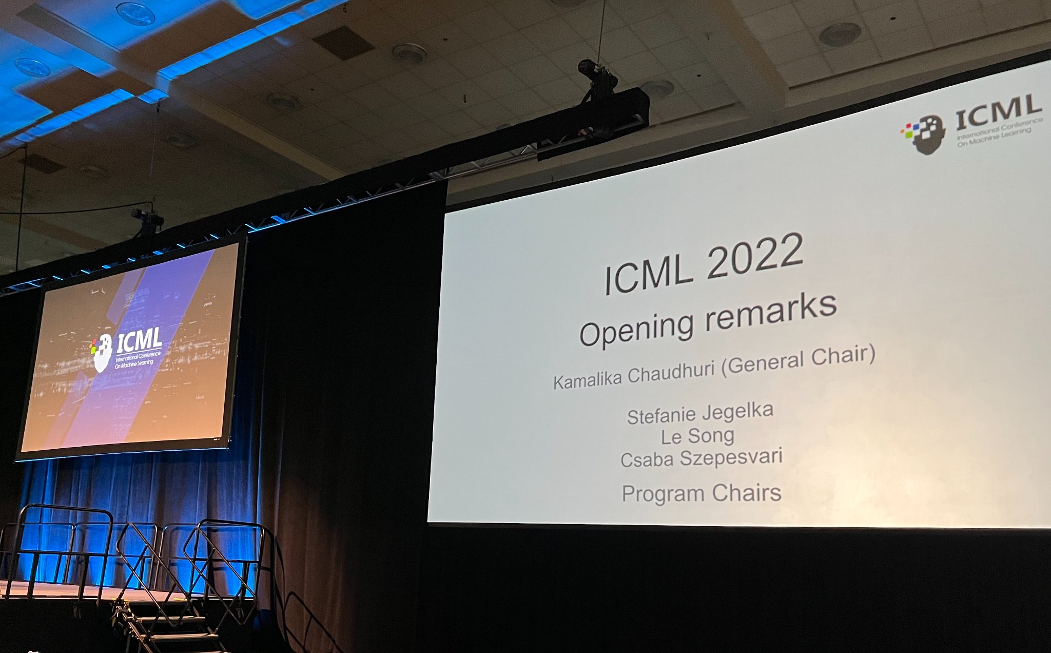 ICML 2022 opening