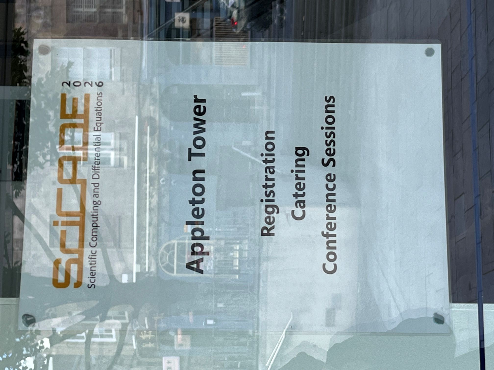 SciCADE signboard